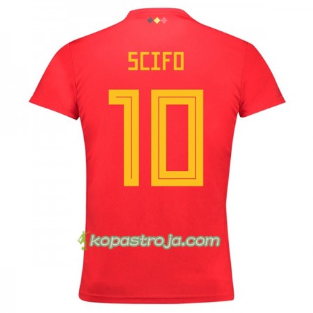 Billiga Fotbollströjor Belgien Scifo 10 VM 2018 Hemma tröja